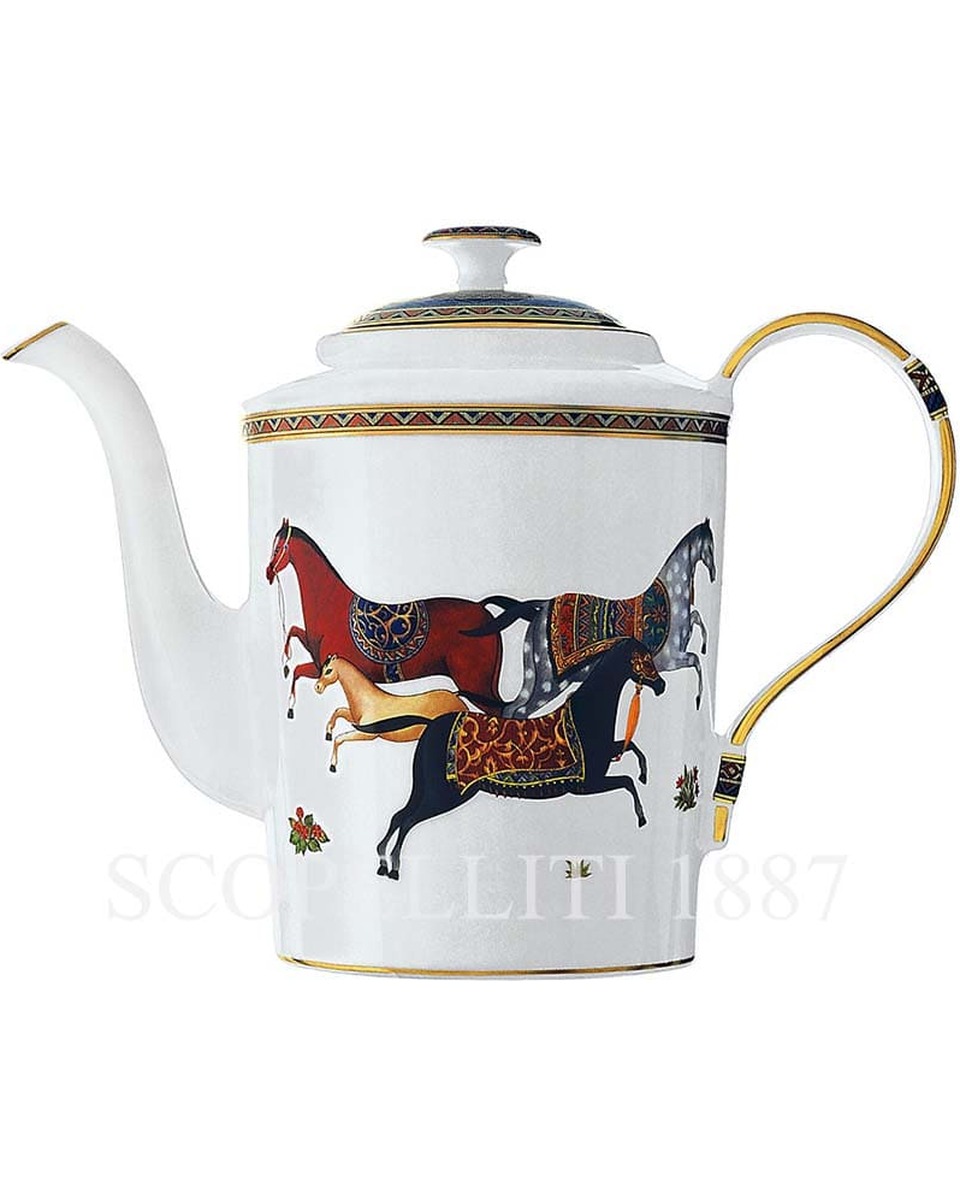 에르메스 Teapot Cheval d'Orient 009818P