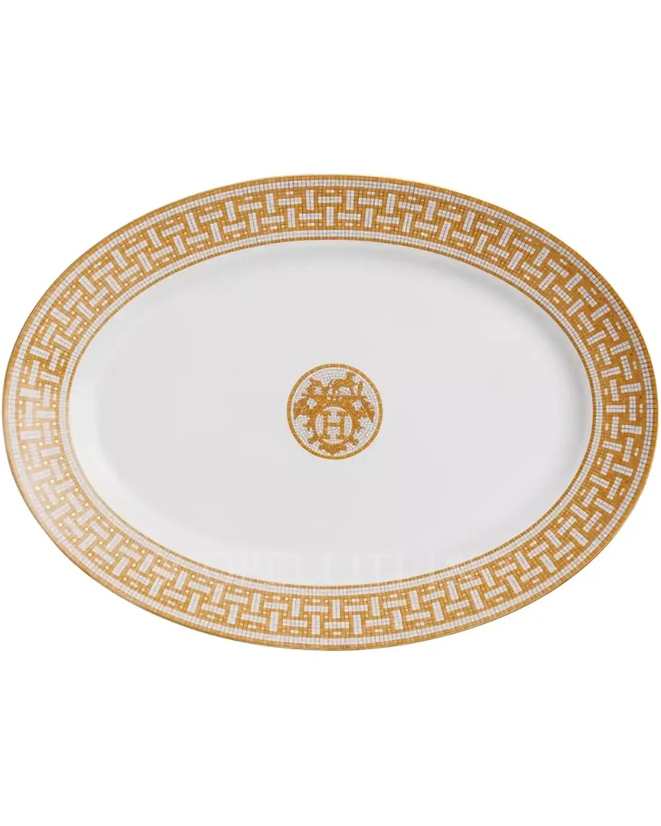 에르메스 Mosaique au 24 Large Oval Platter 026050P