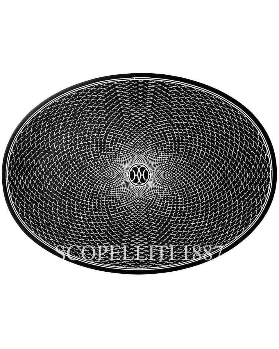 에르메스 H Deco Medium Oval Platter 037050P