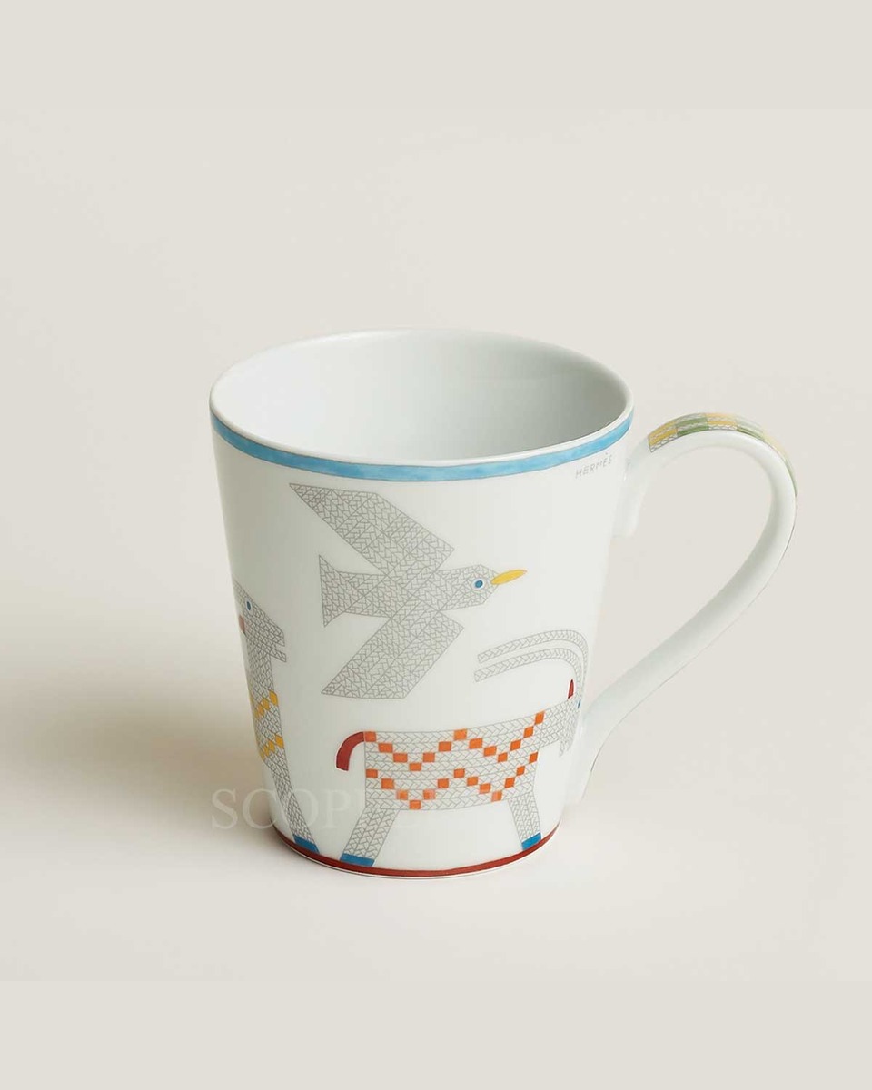 에르메스 Mug Animaux Nattes Goats P058031P 1/2