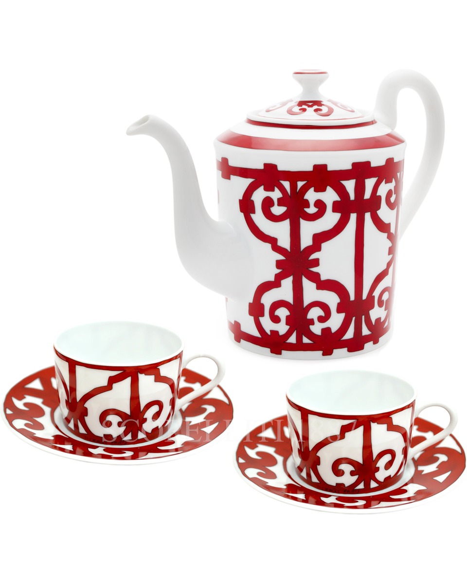 에르메스 Tea Set Balcon du Guadalquivir 011018P + 011016P 1/4