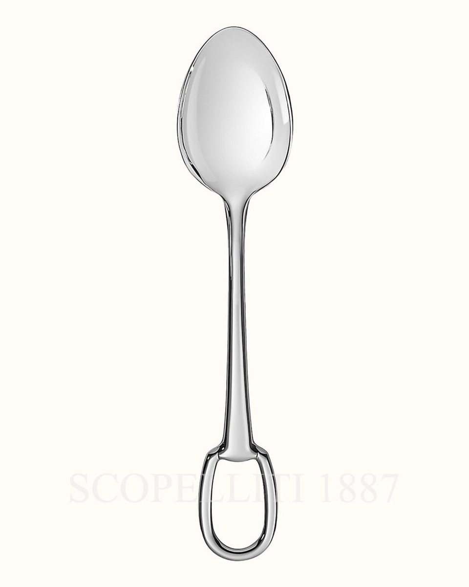 에르메스 Dinner Spoon Attelage Steel 006001P
