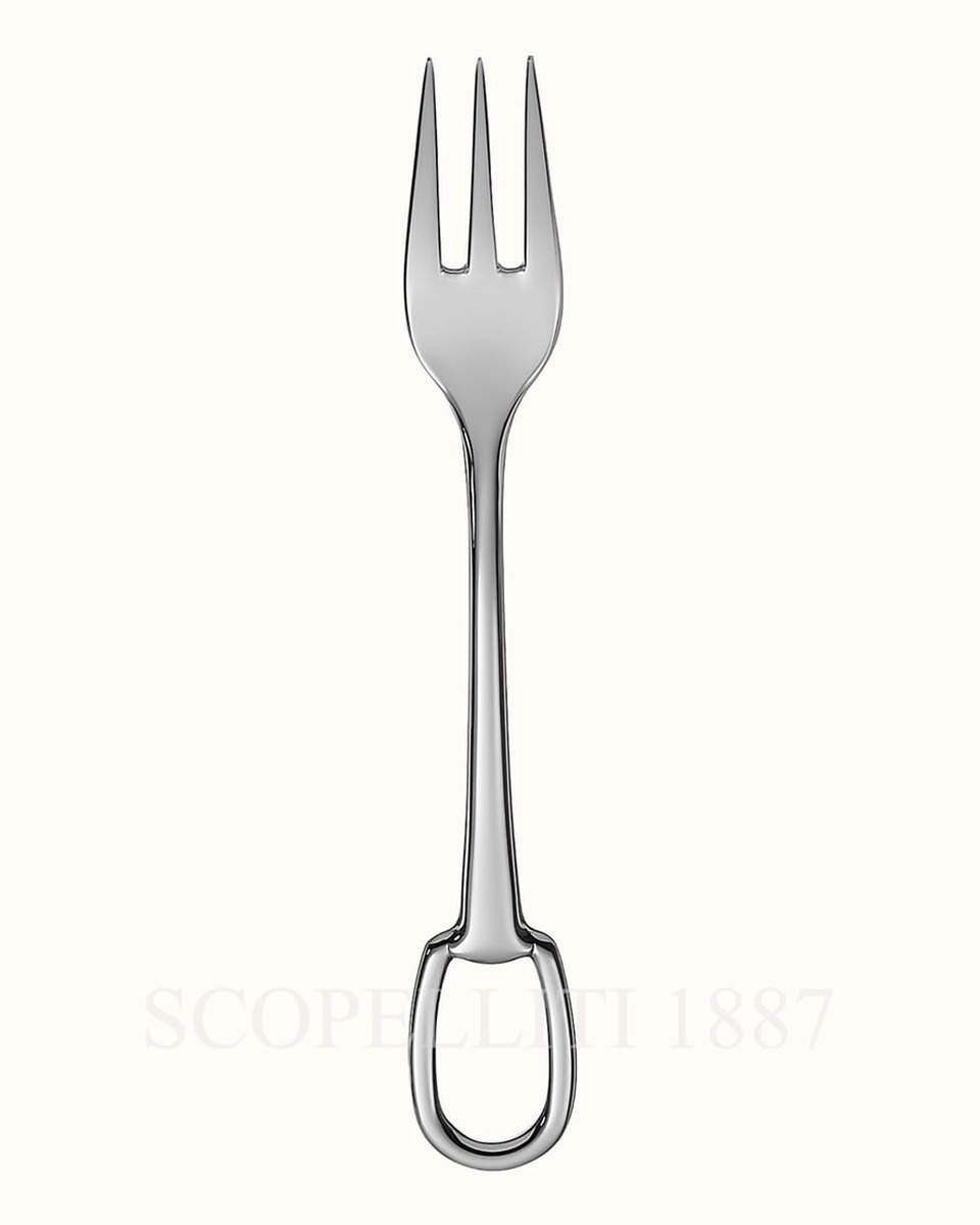 에르메스 Dinner Fork Attelage Steel 006002P