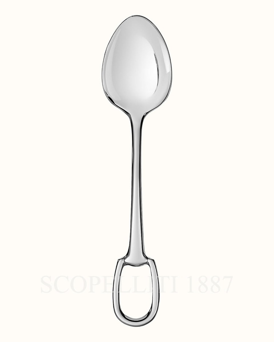 에르메스 Coffee Spoon Attelage Steel 006012P