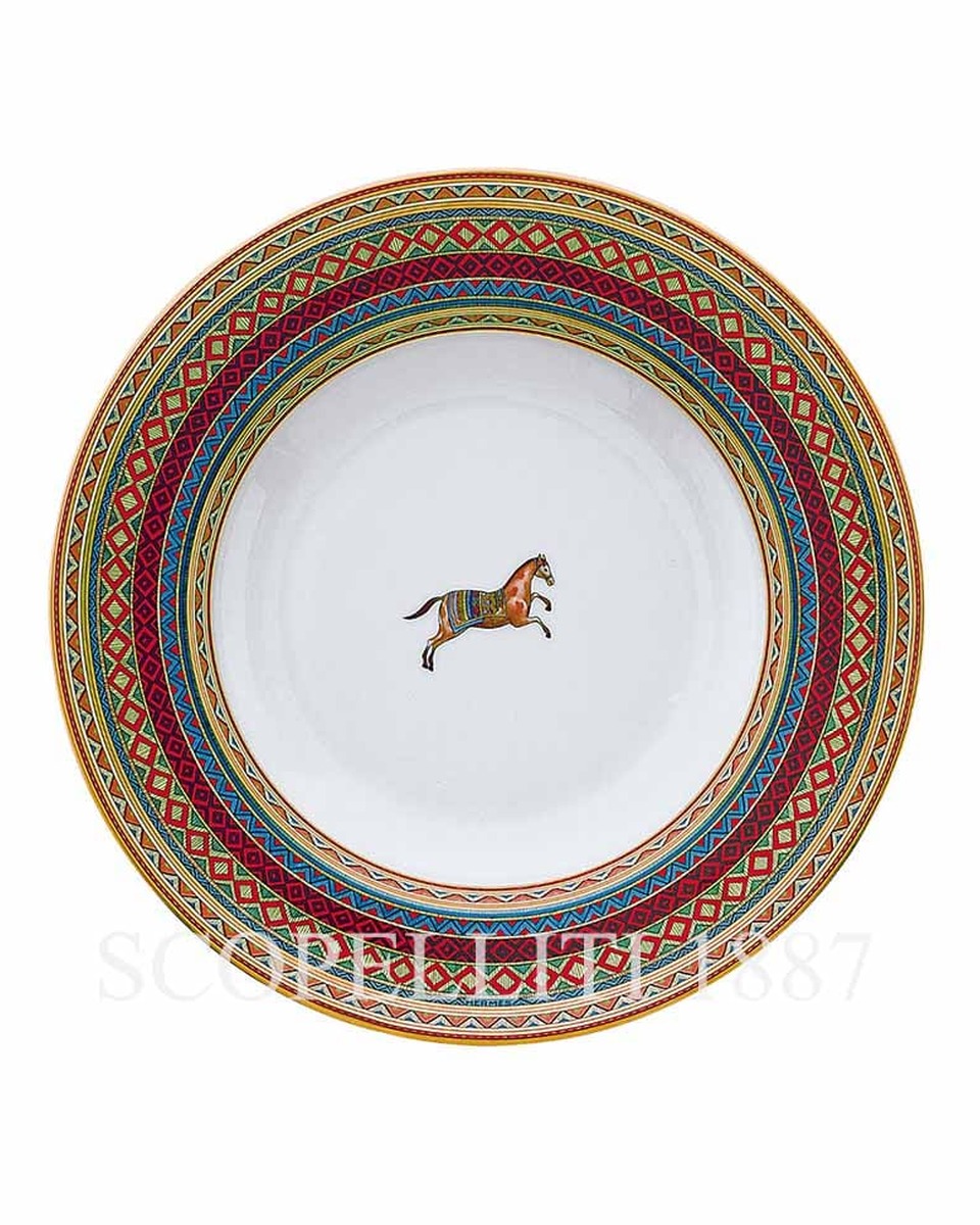 에르메스 Soup Plate Cheval d'Orient 009813P 1/2