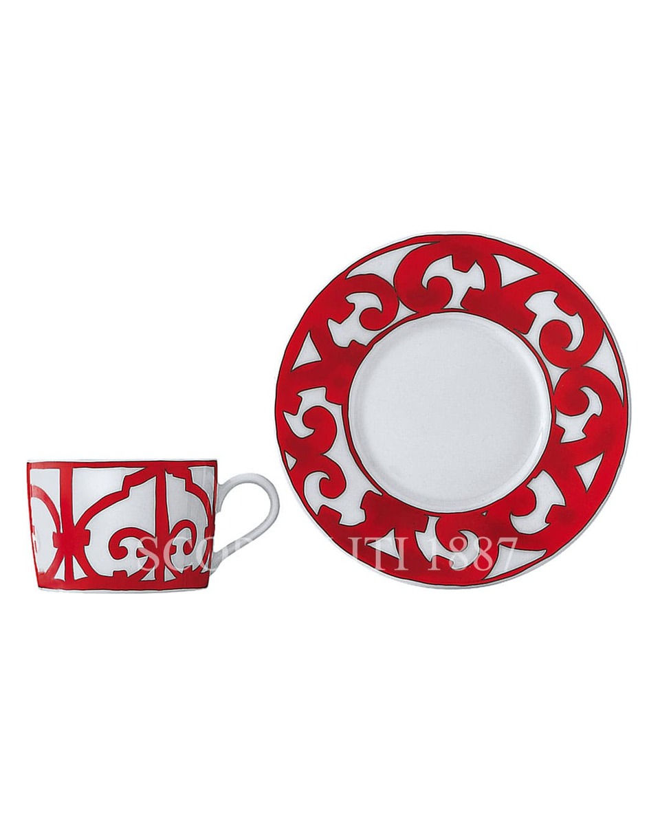 에르메스 Balcon du Guadalquivir Tea Cup and Saucer - Set of 2 011016P 1/3