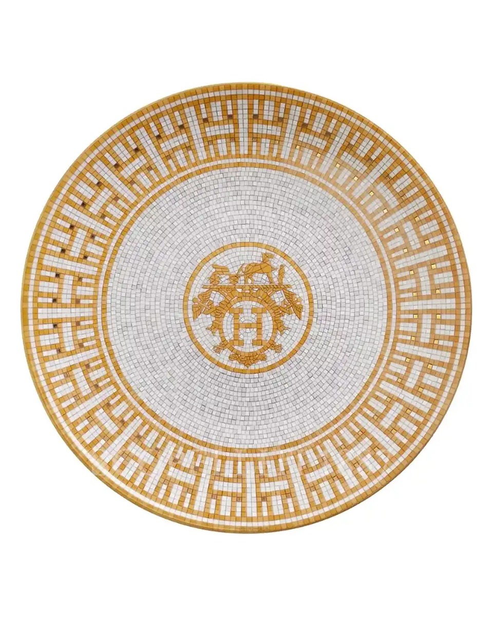 에르메스 Mosaique au 24 Dessert Plate 026007P