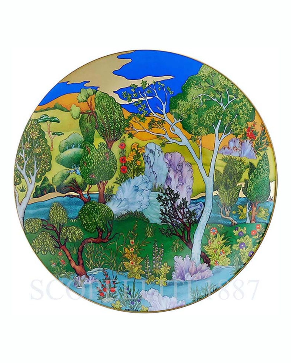 에르메스 Bread and Butter Plate Cheval d'Orient n.2 009912P