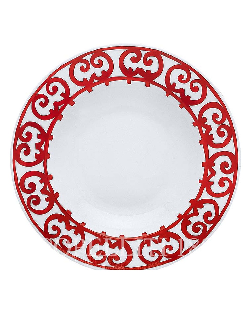 에르메스 Balcon du Guadalquivir Soup Plate 011113P