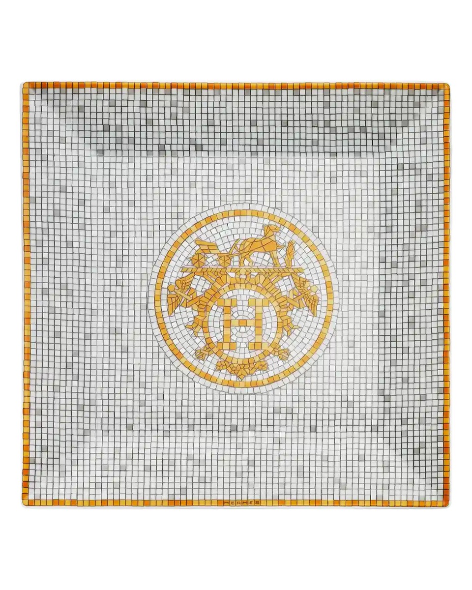 에르메스 Mosaique au 24 Square Plate No.3 026043P