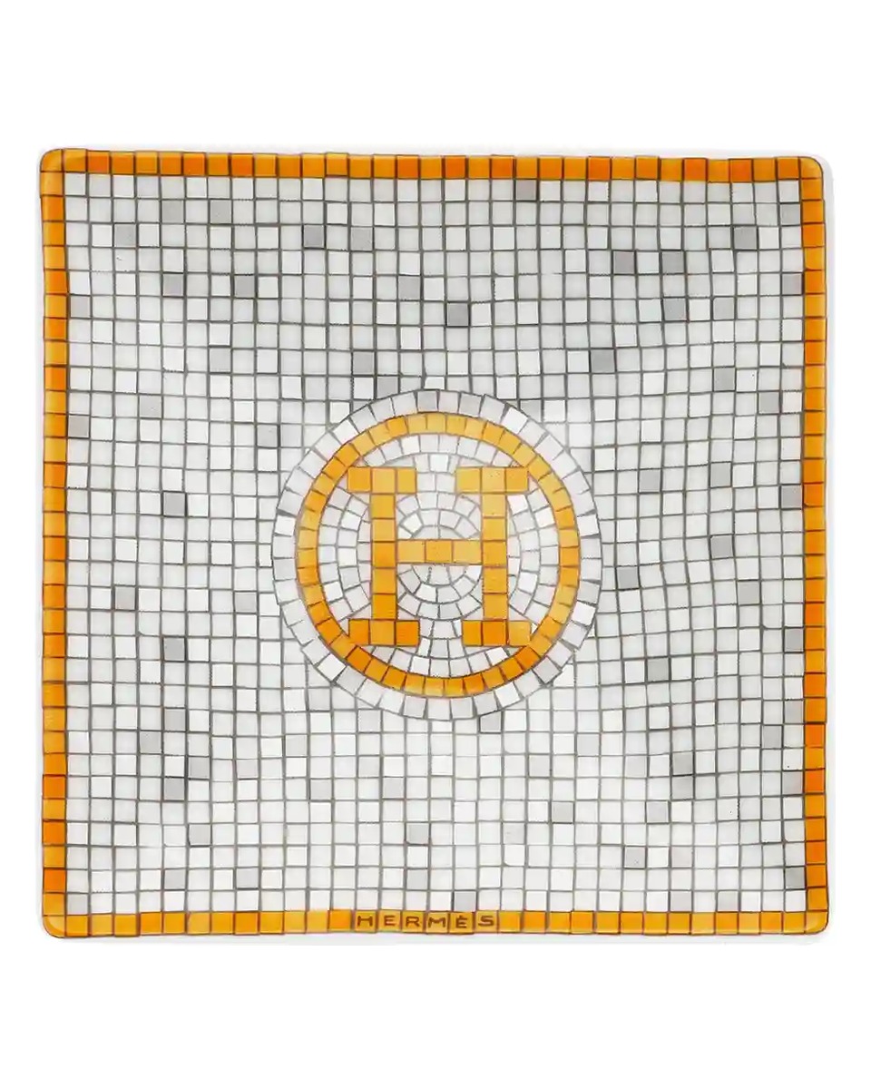 에르메스 Mosaique au 24 Square Plate No.1 026041P