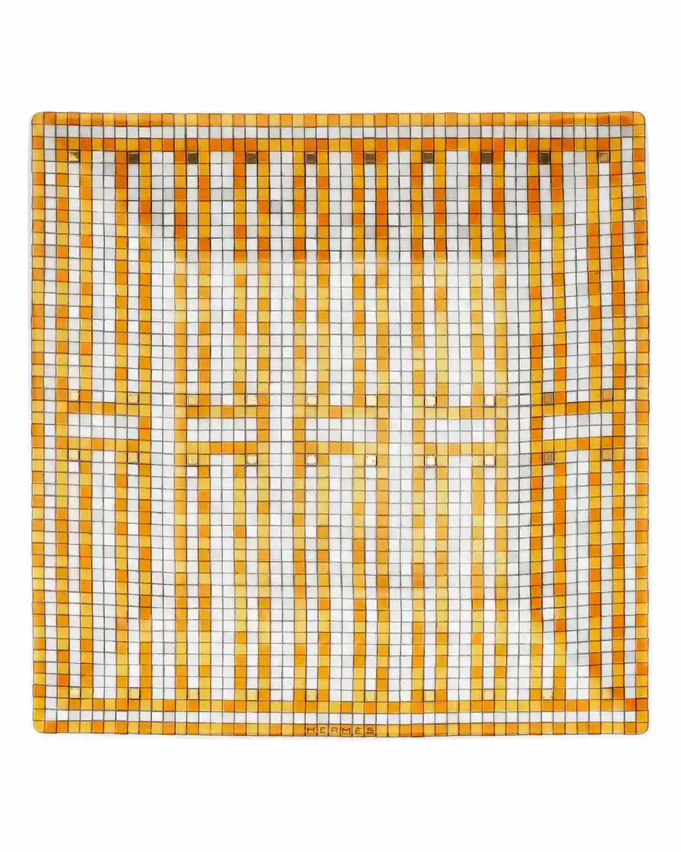 에르메스 Mosaique au 24 Square Plate No.2 026042P