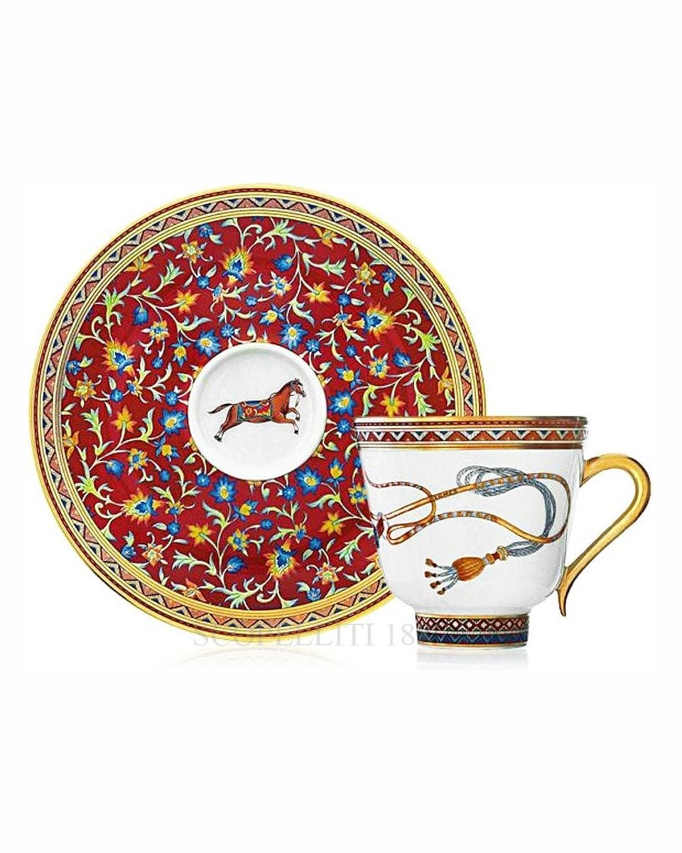에르메스 Coffee Cup Set Cheval d'Orient 009817P
