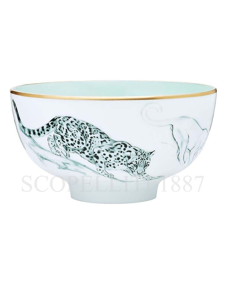 에르메스 Carnets d'Equateur Medium Bowl Felines 038186P
