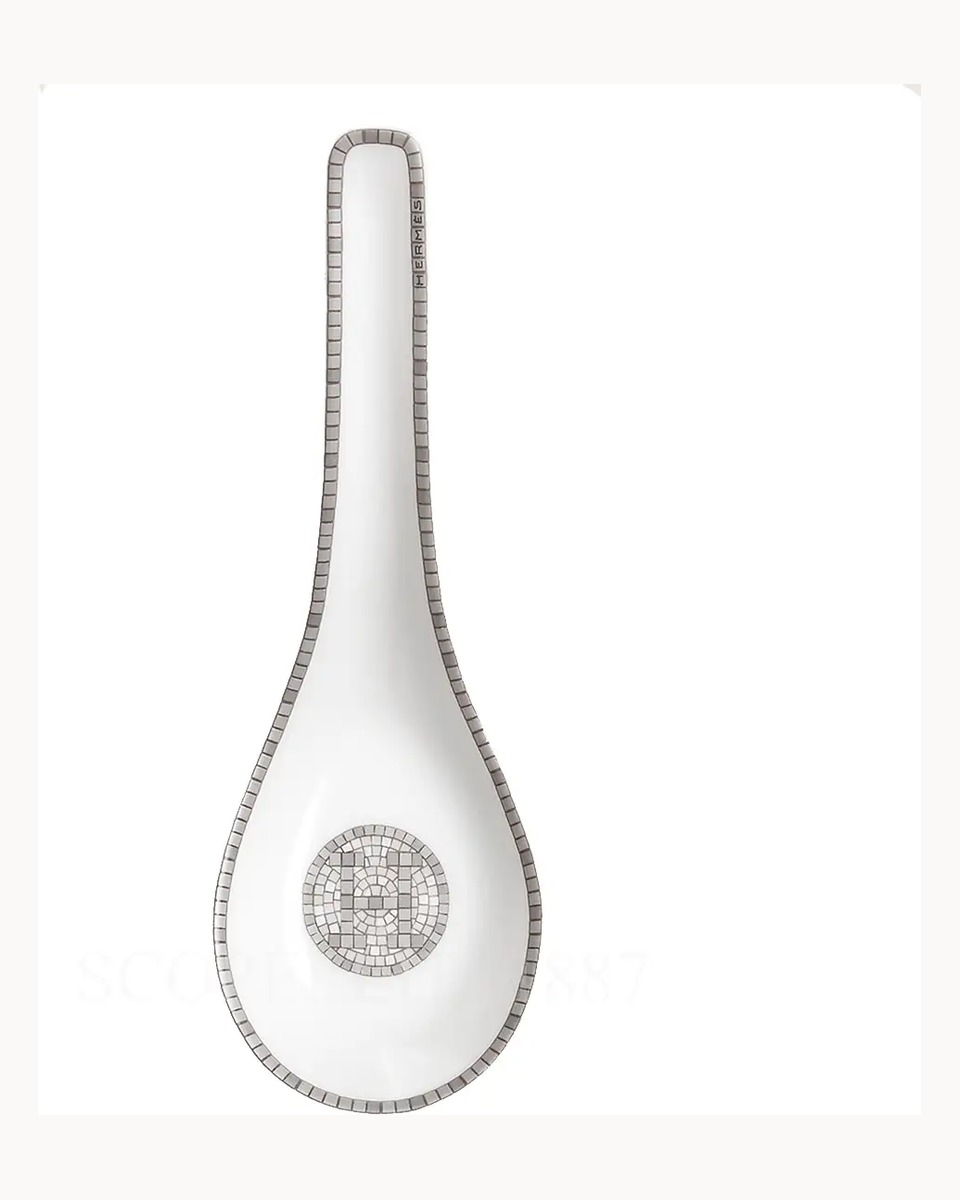 에르메스 Mosaique au 24 Platinum Soup Spoon 035088P
