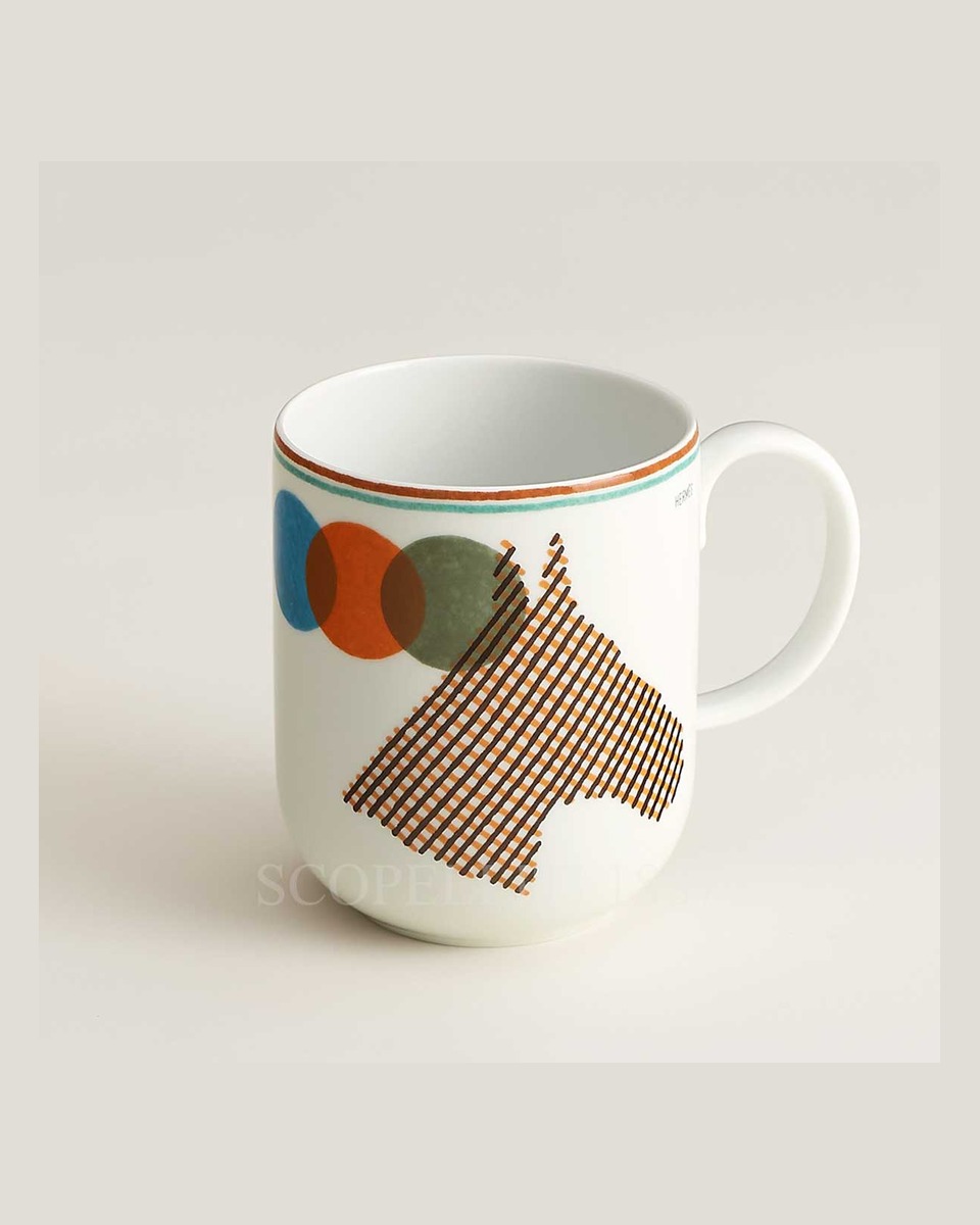 에르메스 Mug Saut Cheval 055031P