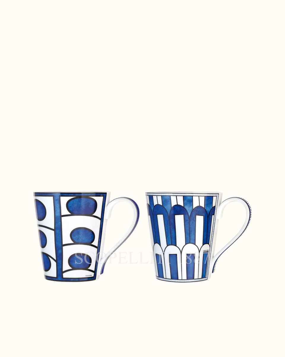 에르메스 Bleus d’Ailleurs Mugs Set of 2 030438P