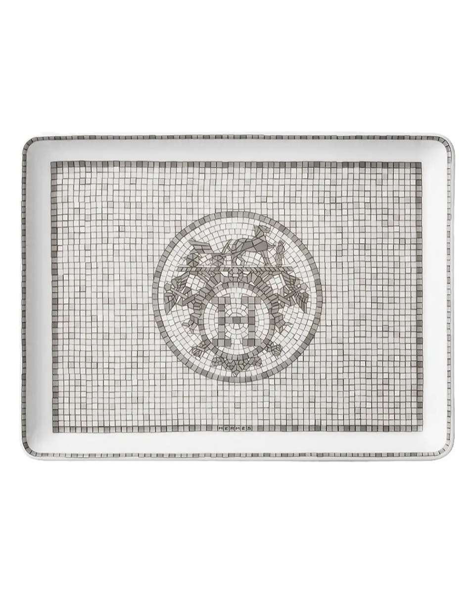 에르메스 Mosaique au 24 Platinum Sushi Plate 035089P 1/2
