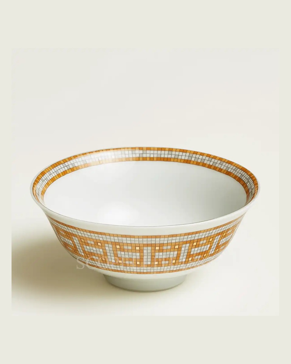 에르메스 Mosaique au 24 Soup Bowl Set of 2 026083P