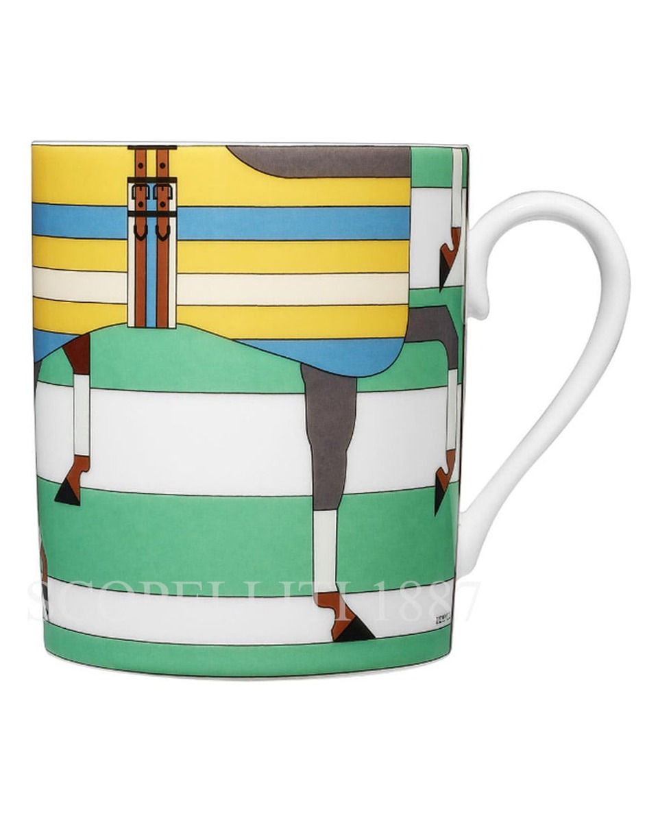 에르메스 Mug n°3 Green Rocabar Limited Collection 051232P