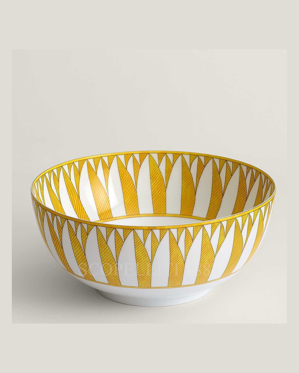 에르메스 Soleil d’Hermès Large Salad Bowl 046028P