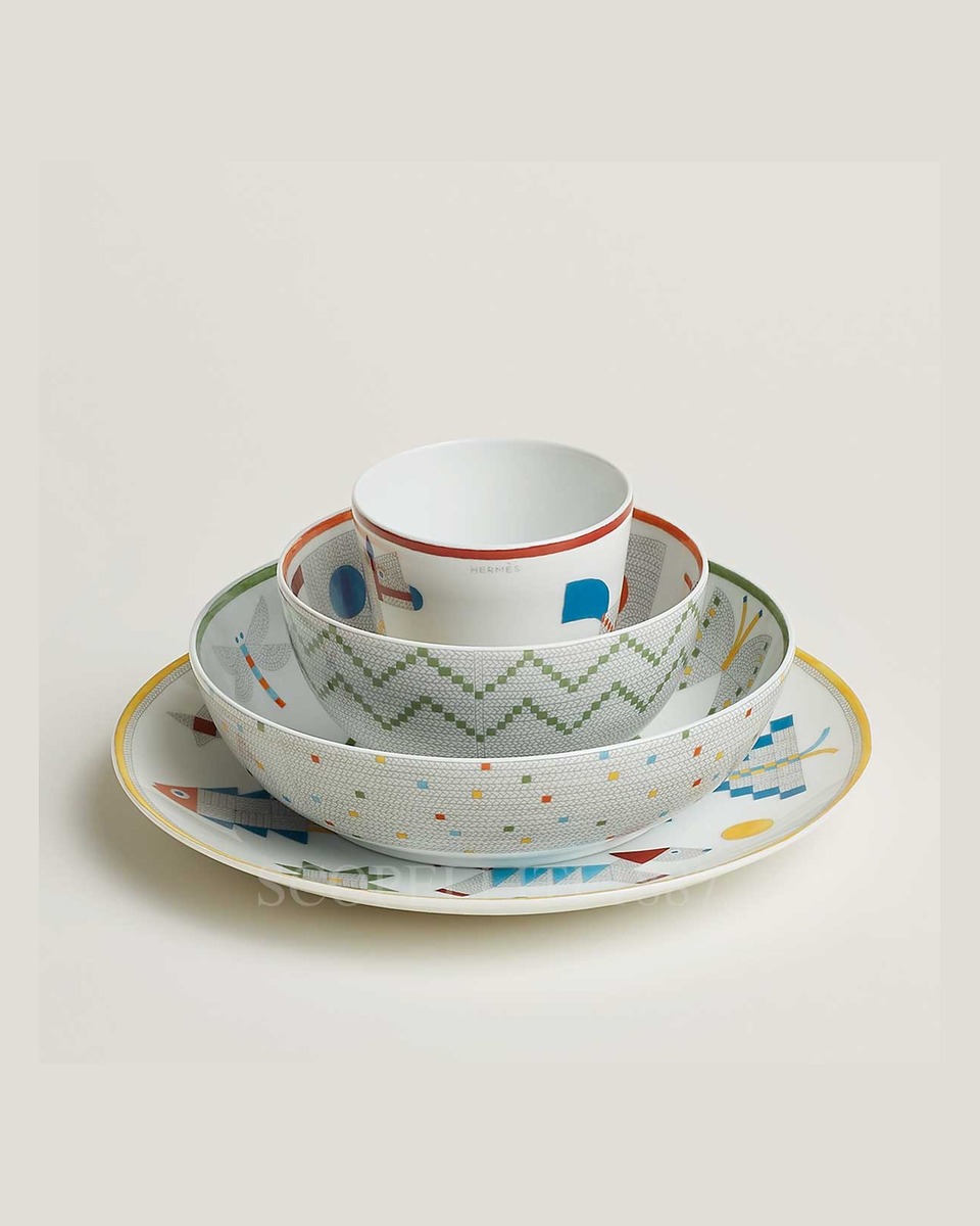 에르메스 Animaux Nattes Gift Set of 4 P058001P