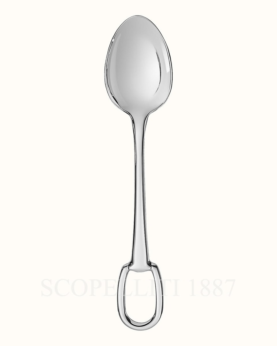 에르메스 Dinner Spoon Attelage Silver-Plated 006101P