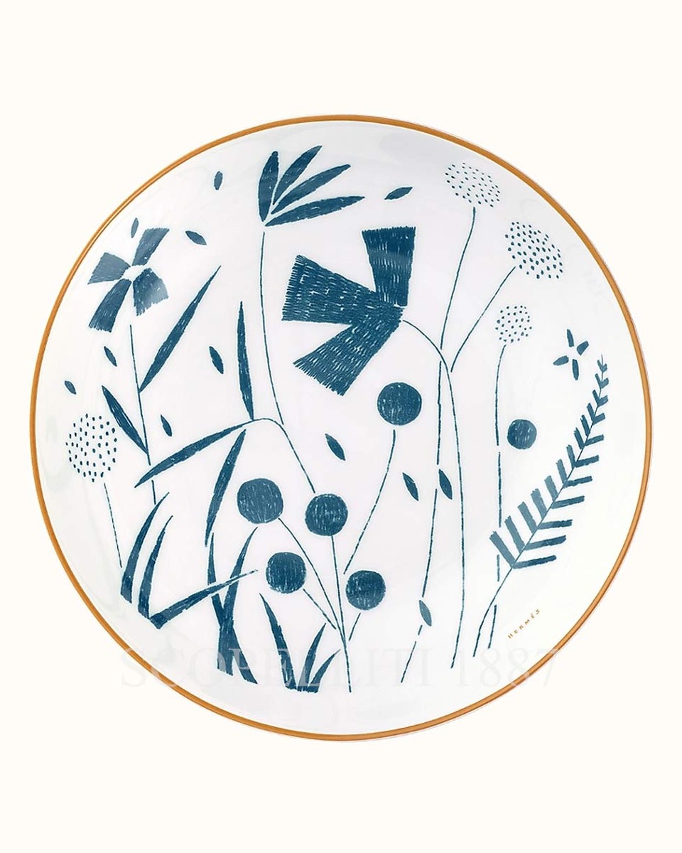 에르메스 A Walk in the Garden Cereal Bowl - Set of 2 043013P