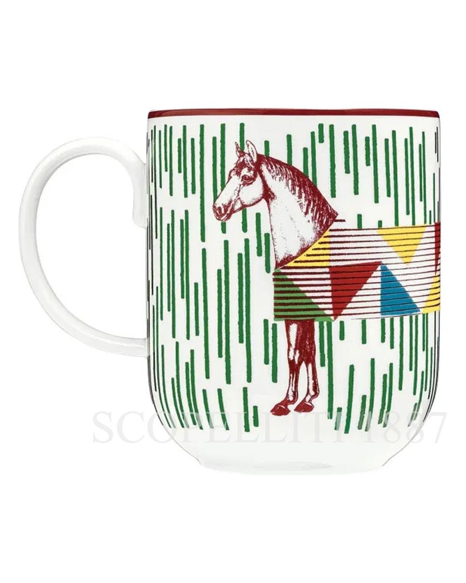 에르메스 Hippomobile Mug n°3 Green 048231P