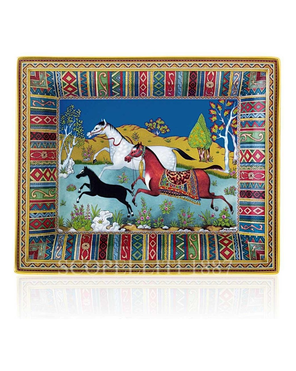 에르메스 Valet Tray Cheval d'Orient 009890P
