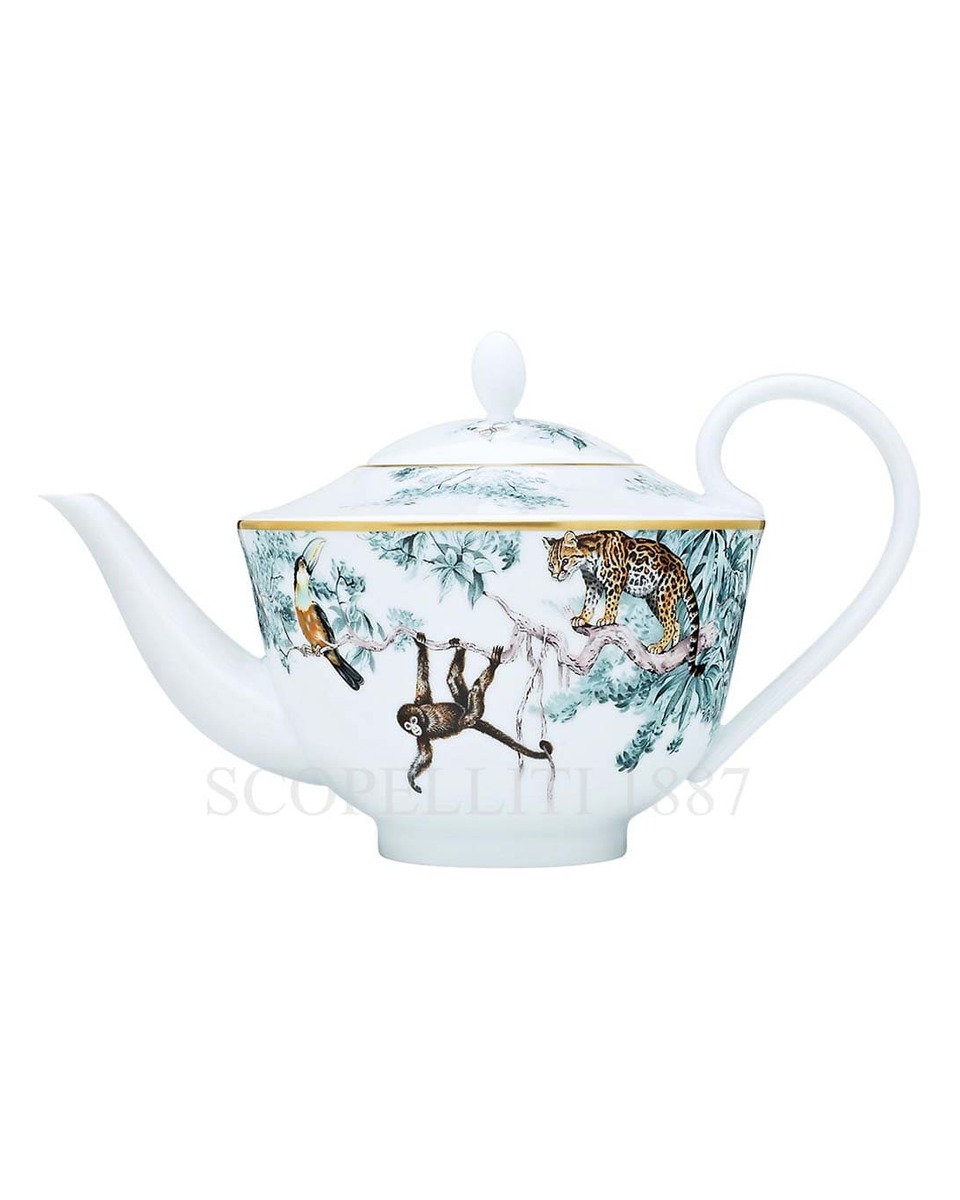 에르메스 Carnets d'Equateur Teapot 038018P