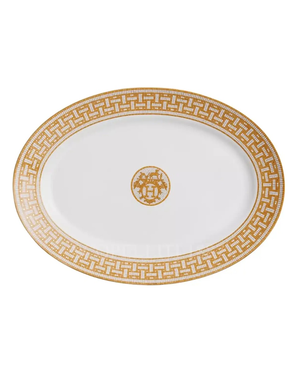 에르메스 Mosaique au 24 Large Oval Platter 026050P