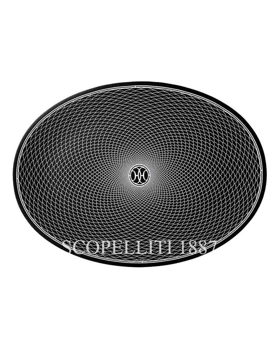 에르메스 H Deco Medium Oval Platter 037050P