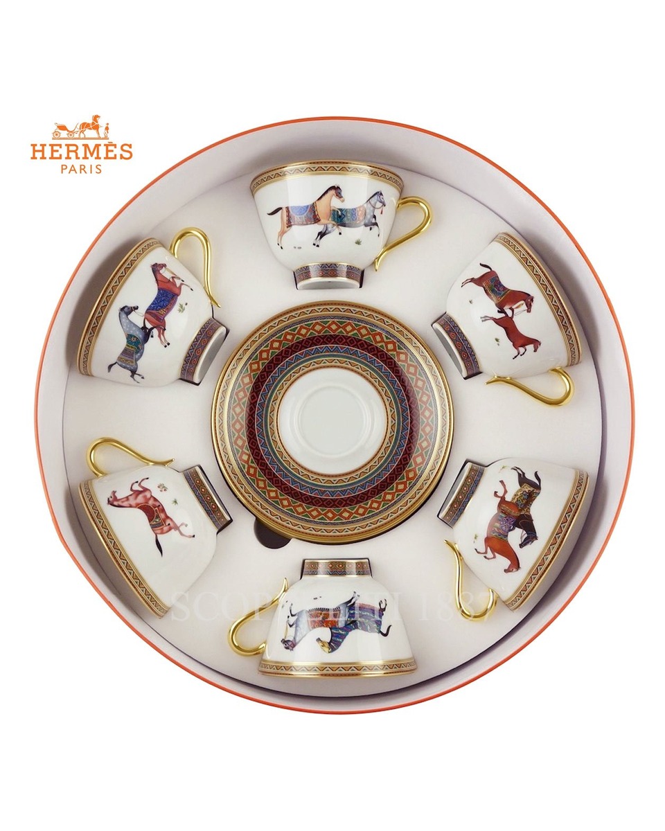 에르메스 Tea Set Cheval d'Orient n.1 to n.6 009880P
