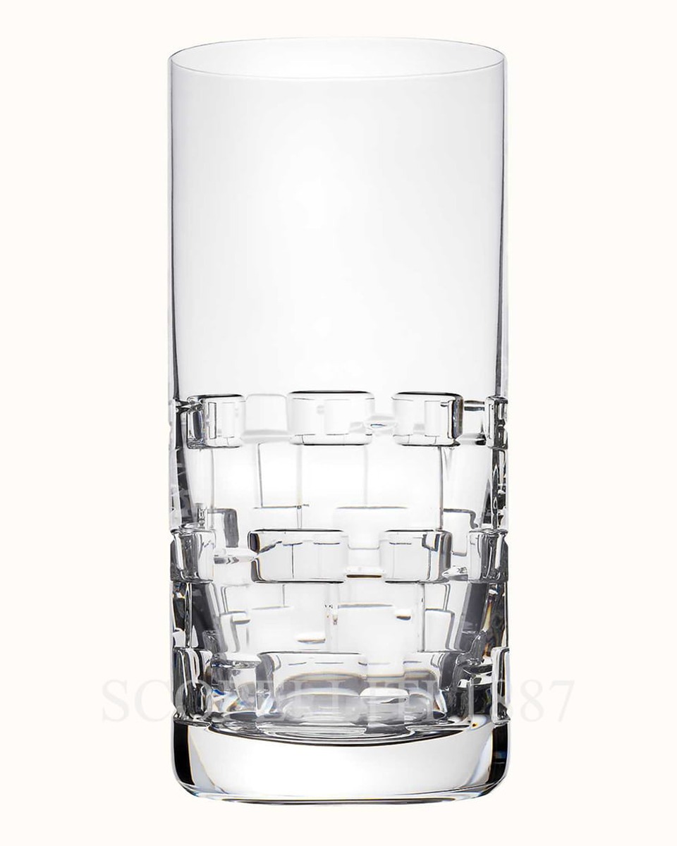 에르메스 Crystal Highball Adage - Set of 2 010224P