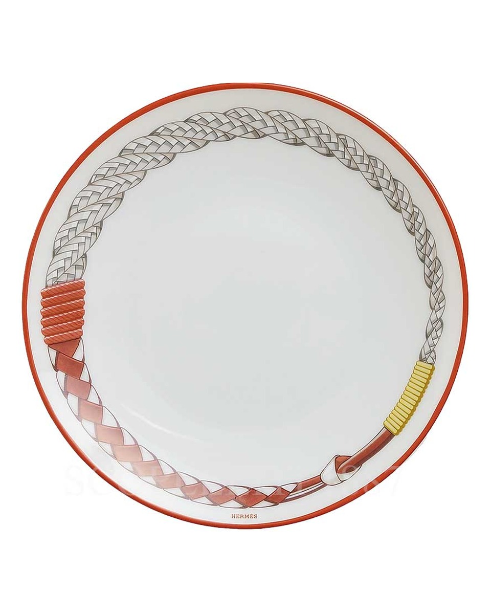 에르메스 Bread Plate Tressages Equestres 057012P