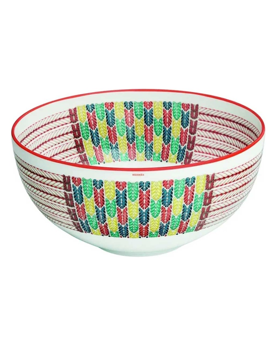 에르메스 Salad Bowl Tressages Equestres Small 057036P