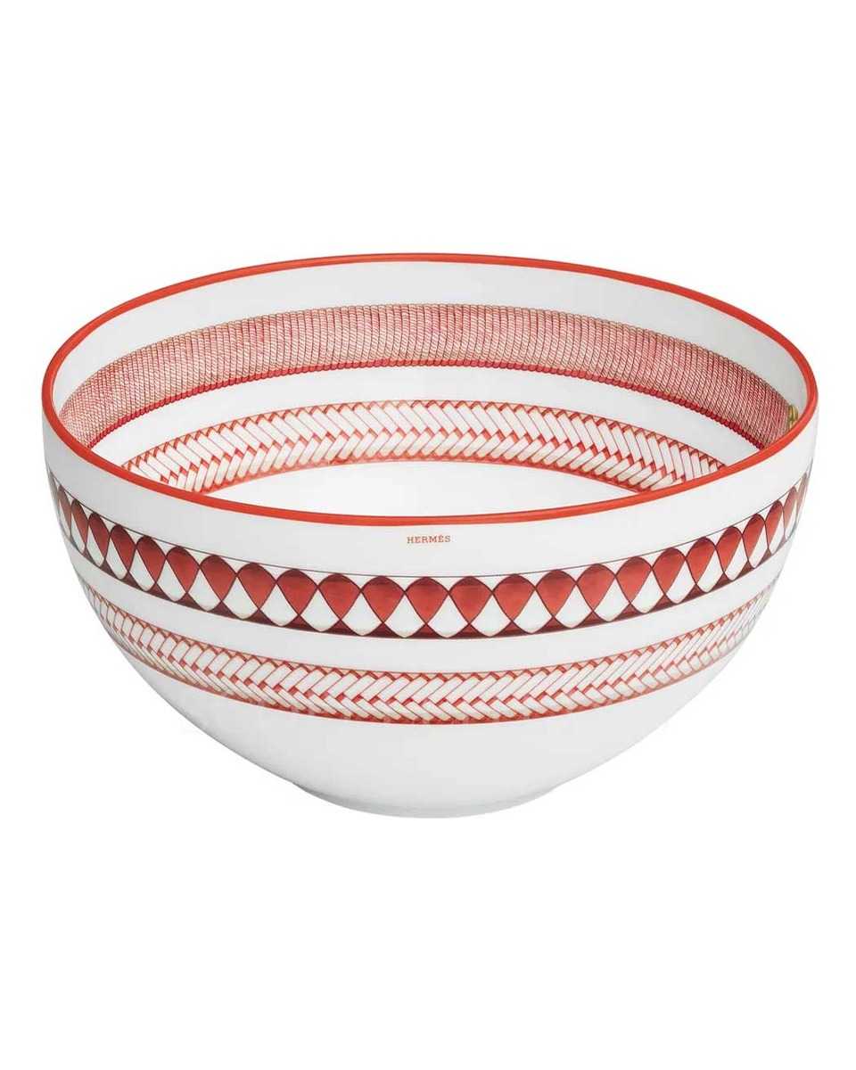 에르메스 Bowl Tressages Equestres 16 cm 057083P