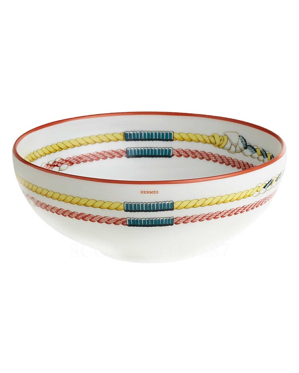 에르메스 Cereal Bowl Tressages Equestres Small 057013P