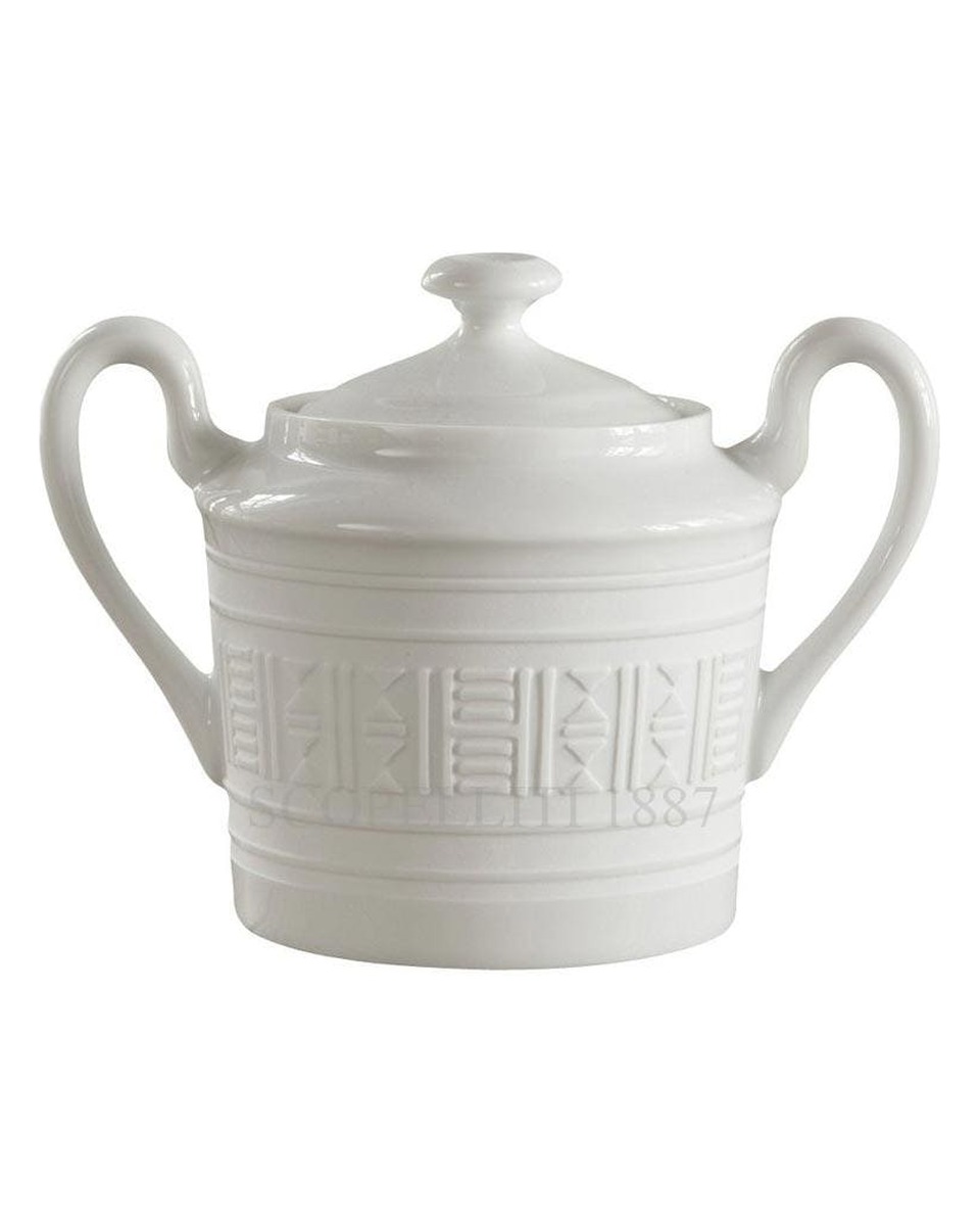 에르메스 Egée White Sugar Bowl 005420P