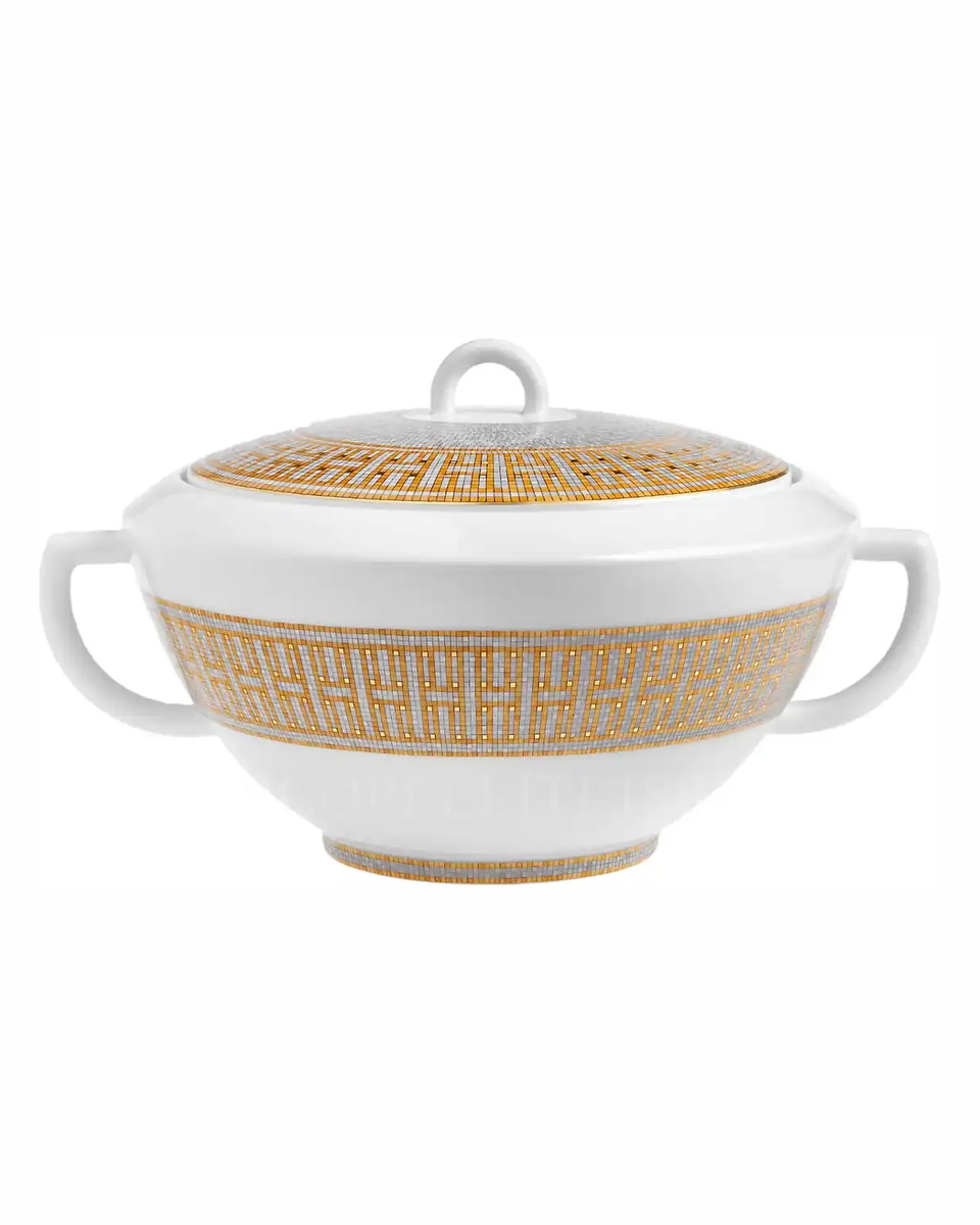 에르메스 Mosaique au 24 Soup Tureen 026029P