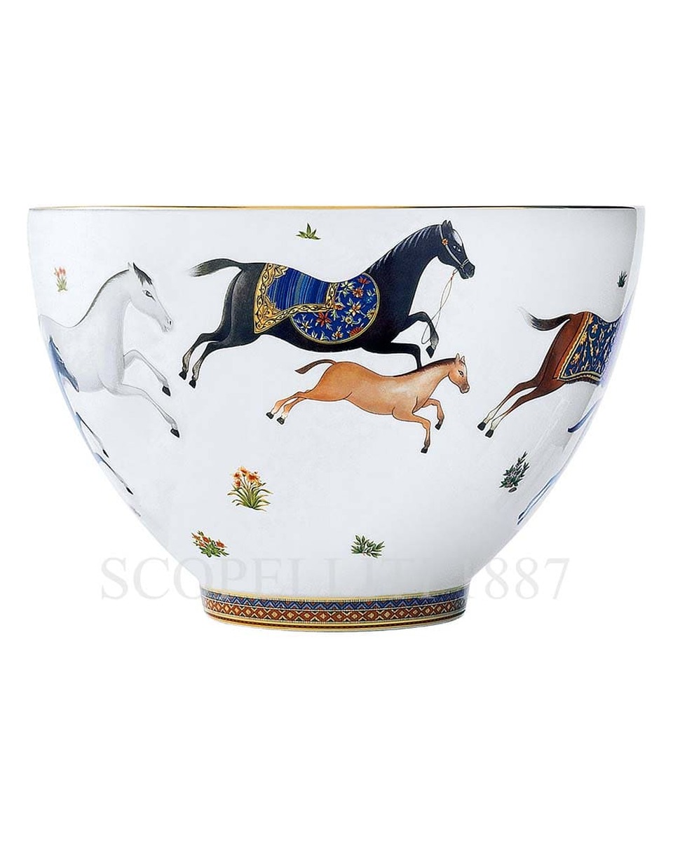 에르메스 Bowl Cheval d'Orient for Punch 009869P