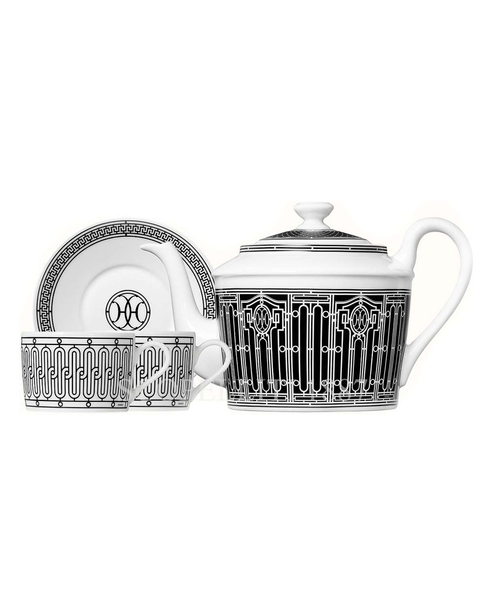 에르메스 H Deco Tea Set 037316P