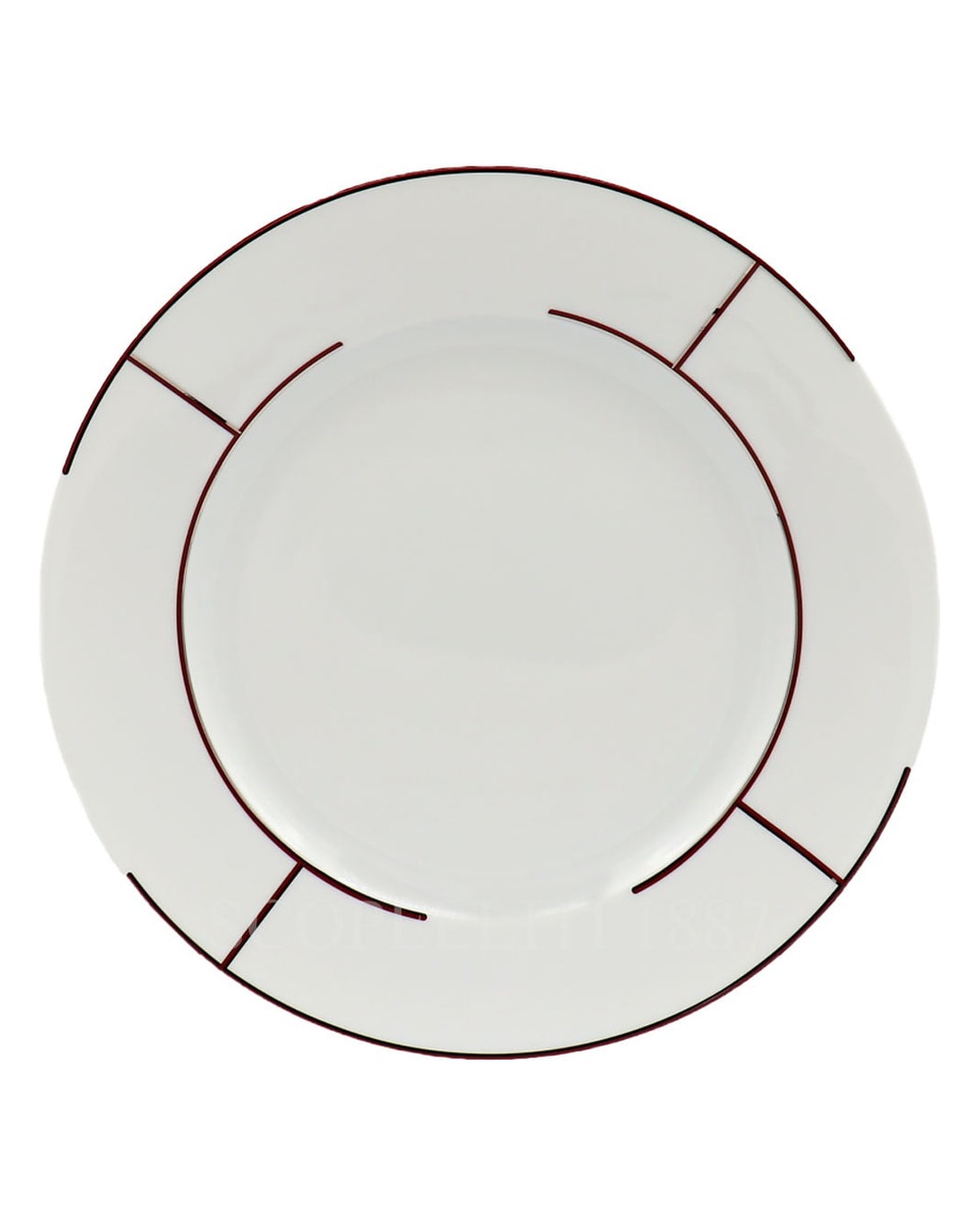 에르메스 Presentation Plate Rythme Rouge 004463P