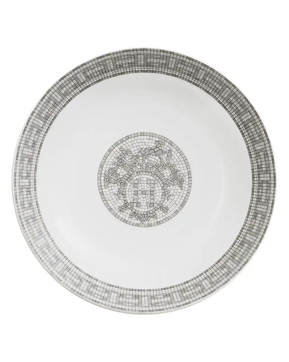에르메스 Mosaique au 24 Platinum Cereal Bowl Set of 2 035014P