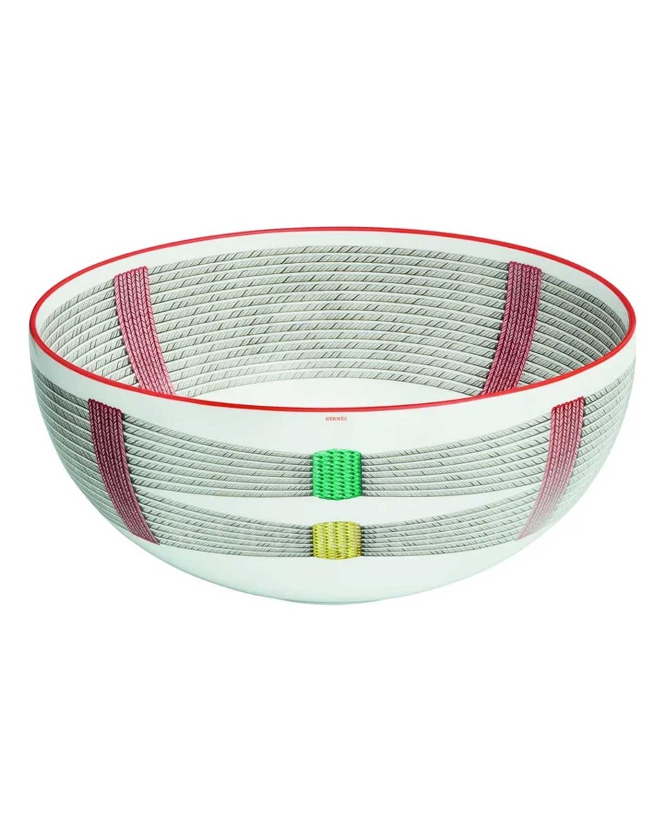 에르메스 Salad Bowl Tressages Equestres Large 057029P 1/4
