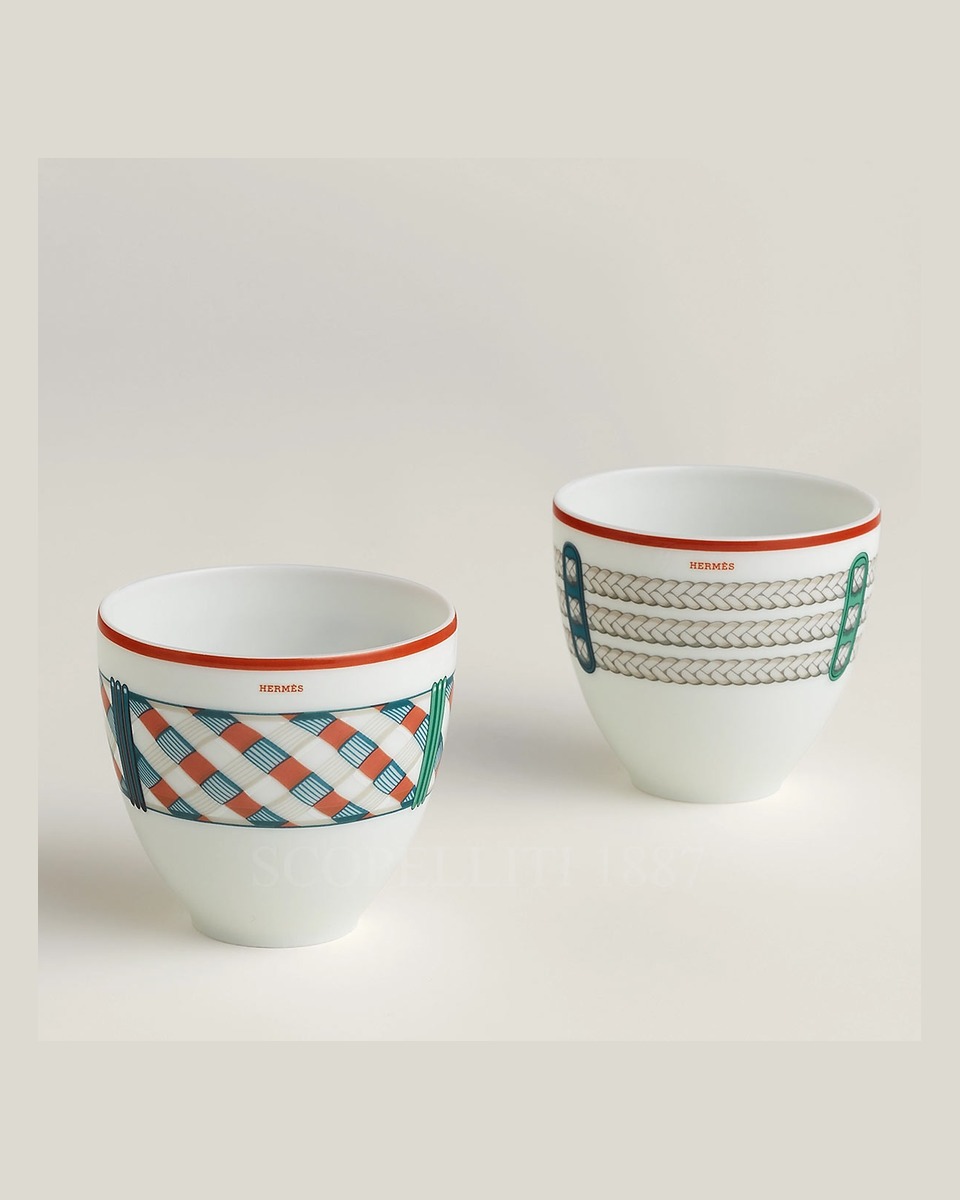 에르메스 Tressages Equestres Small Tumblers Set P057241P 1/1