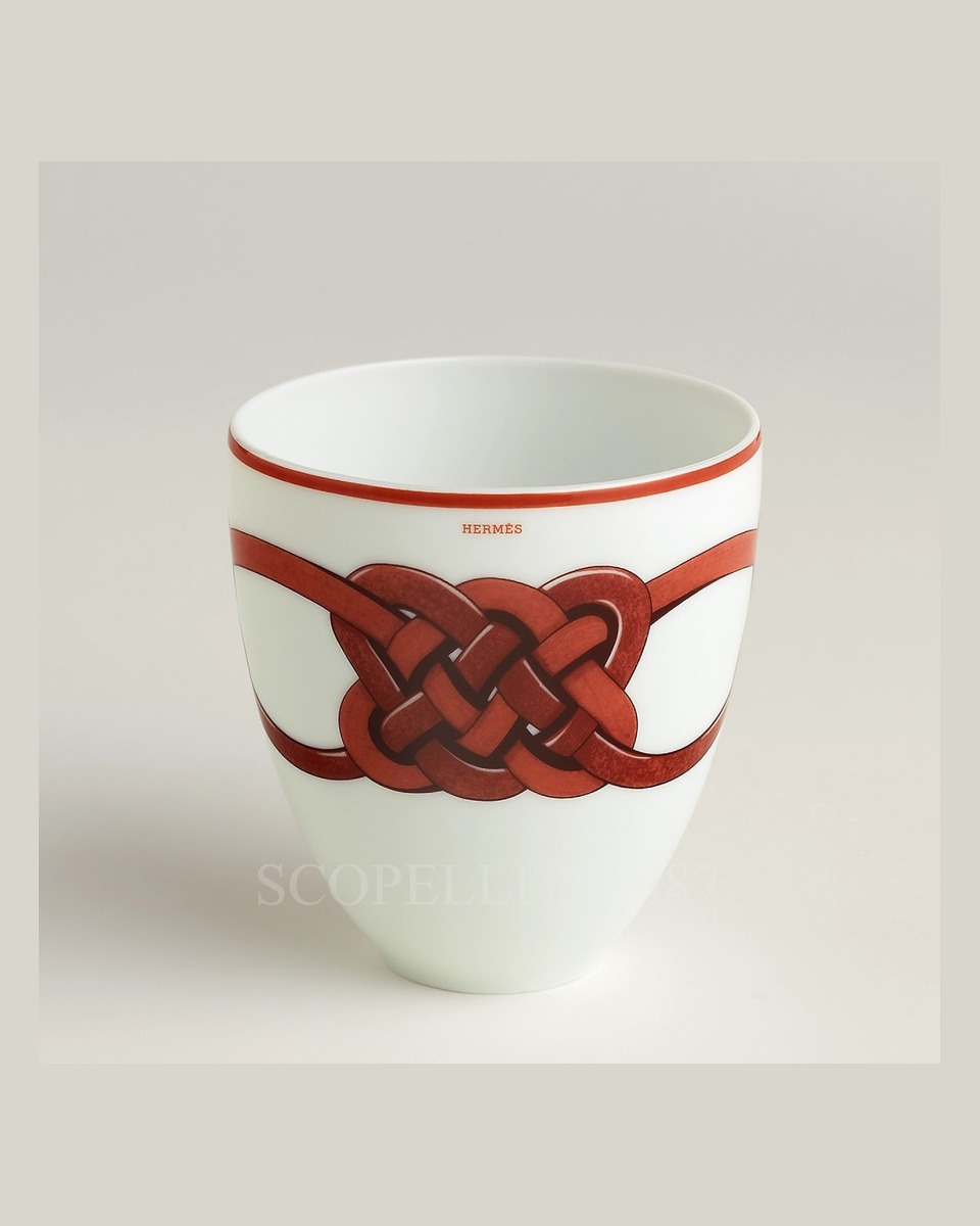 에르메스 Tumbler Tressages Equestres Large 057240P 1/3