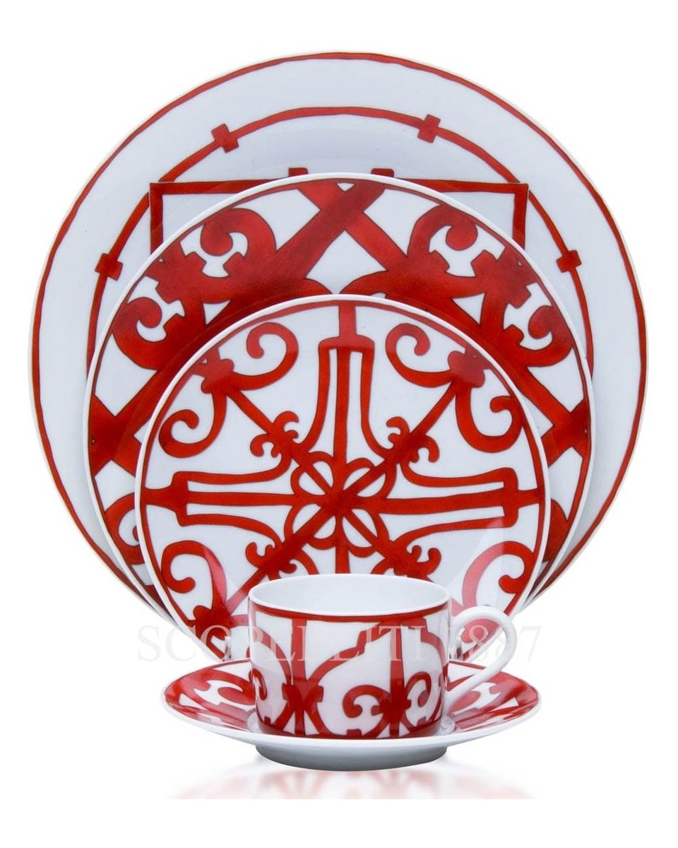 에르메스 Dinner Set Balcon du Guadalquivir 011001P + 011007P + 011512P + 011016P 1/4