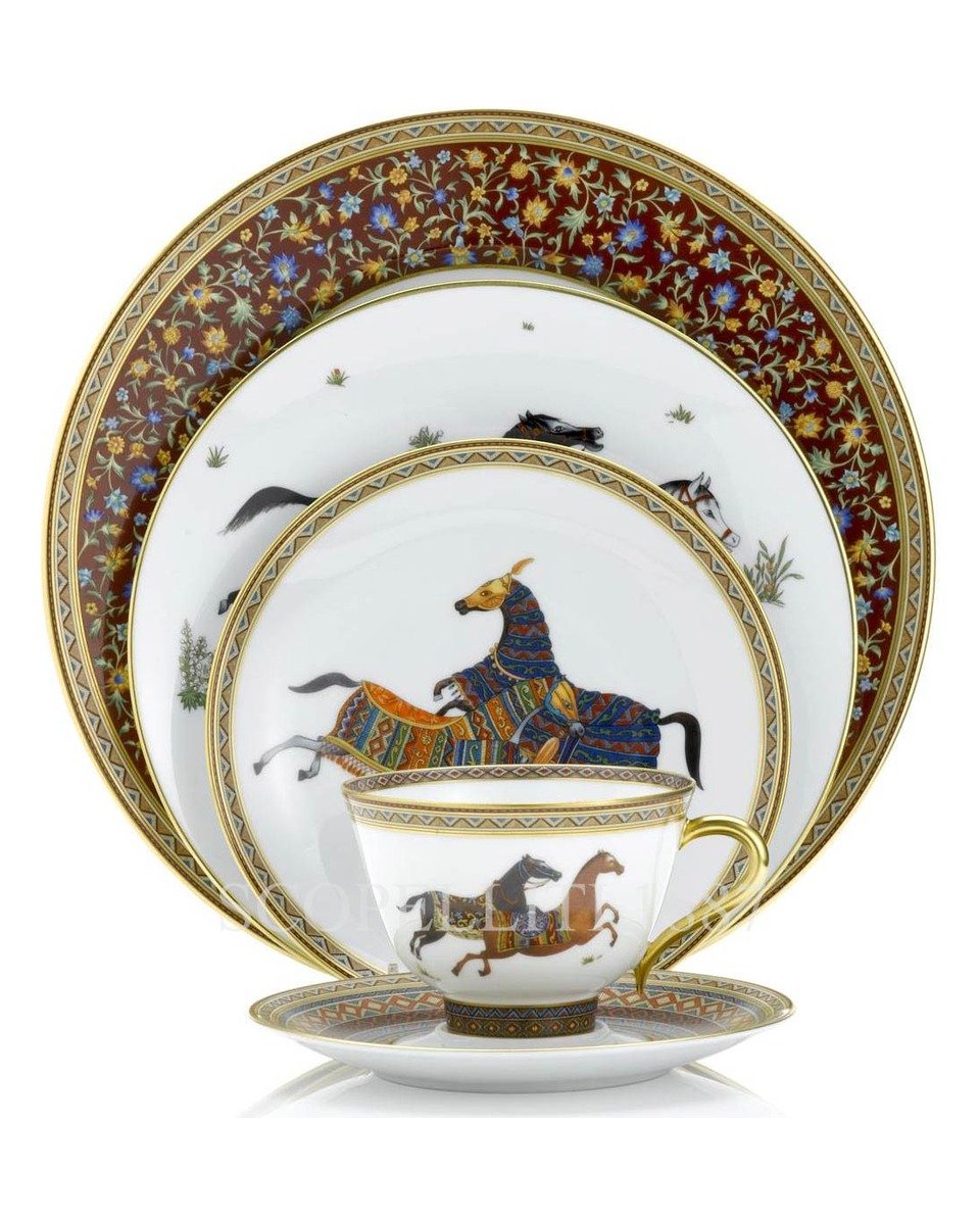 에르메스 Dinner Set Cheval d'Orient 009802P + 009807P + 009812P + 009816P